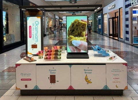 Ocemiam Opens Its First Retail Kiosk at Portland’s Washington Square, Bringing French Baby Cake Flavors To Holiday Shoppers